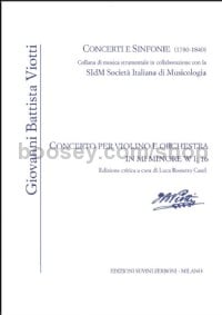 Concerto per violino e orchestra in MI min W I:16 (Book & Parts)